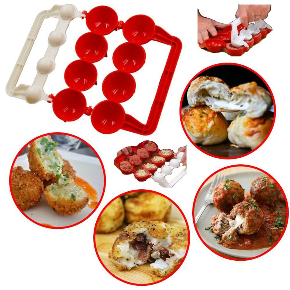 Molde de albóndigas para novatos Molde para hacer carne de pescado rellena Casera DIY Patty Maker Herramientas de carne Herramientas de cocina Accesorios de cocina