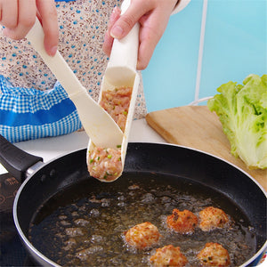 1 Ajuste conveniente albóndiga fabricante cucharada Útil Pattie albóndiga la bola de pescados Hamburguesa Set DIY cocina la herramienta Set Accesorios de Cocina