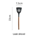 Espátula de silicona Cuchara de sopa resistente al calor Antiadherente Pala de cocina especial Herramientas de cocina