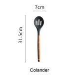 Espátula de silicona Cuchara de sopa resistente al calor Antiadherente Pala de cocina especial Herramientas de cocina