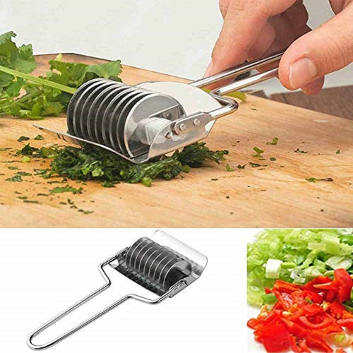 Gadget Acero inoxidable Cebolla Cortador Cortador Ajo Cortador de cilantro Herramienta de cocina para cocina buen ayudante