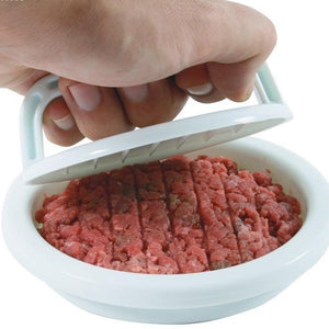 1 PC de la hamburguesa del fabricante del molde multifunción Sandwich Herramientas Carne de cocina Barbacoa Herramienta de bricolaje Home Cooking blanca W45
